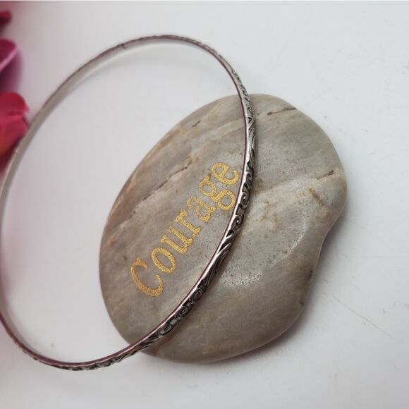 Victorian scroll script bracelet‎ - Picture 2 of 2